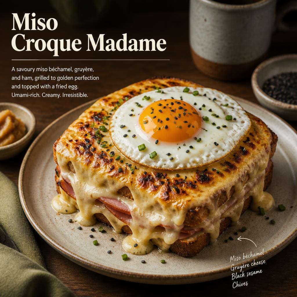 Miso Croque Madame Six Ounces Coffee